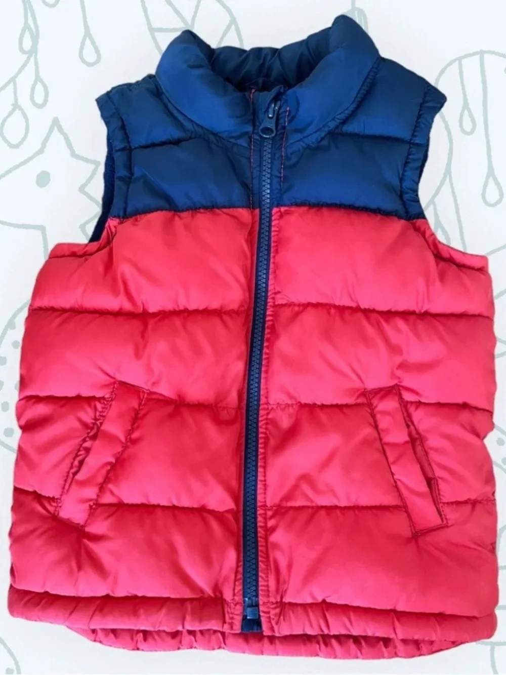 Boys 4T–6Y 2-Piece Fall Bundle – H&M Anchor Sweater + Old Navy Puffer Vest